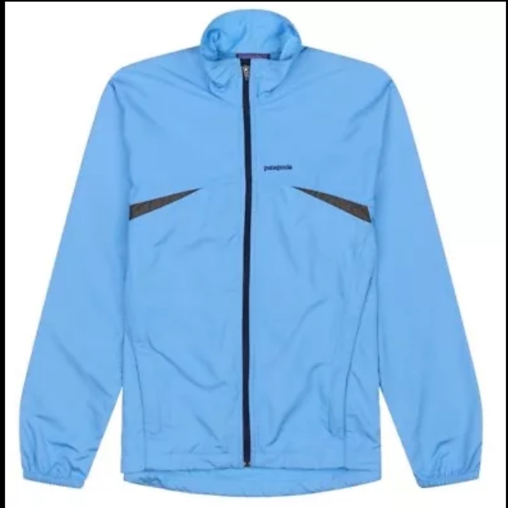 Patagonia Blue Jacket with Black Accents
